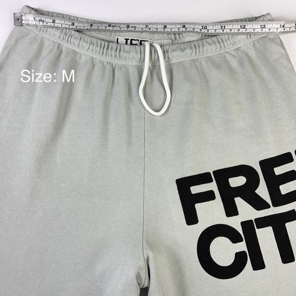 Free City Life Nature Love StarDust Gray Green Sweatpants Women’s Sz XS-XL New - Picture 14 of 16